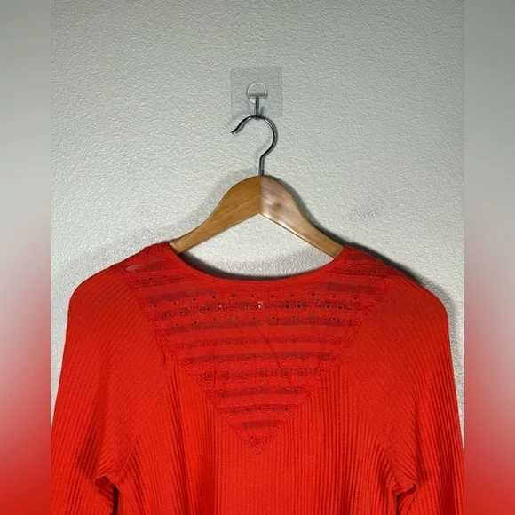 Free People Vermillion Parisian Nights Top - XS K31 - Picture 5 of 9